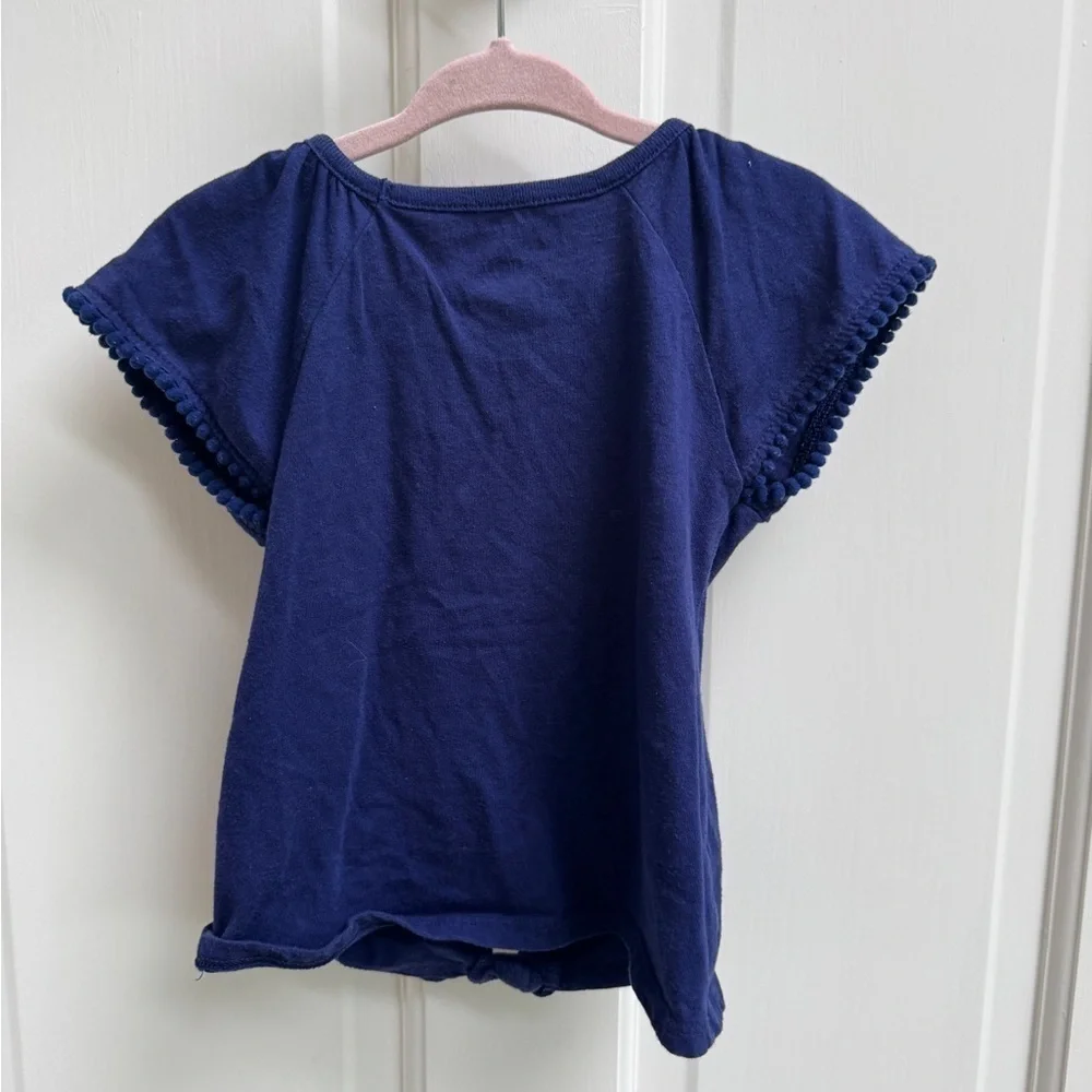 Garanimals 3T Girls Blue Star Short Sleeve Tee Blouse Shirt